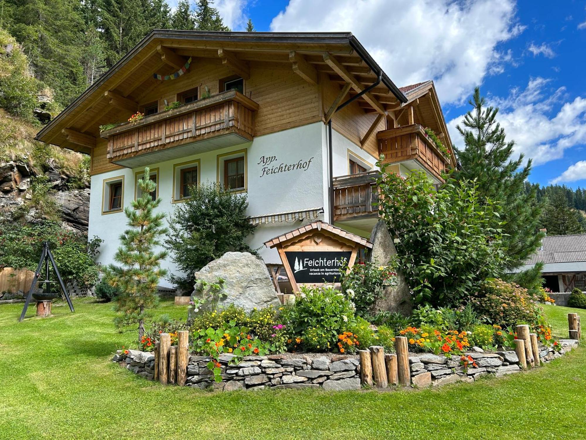 Ferienwohnung Urlaub auf dem Feichterhof Rein in Taufers Exterior foto